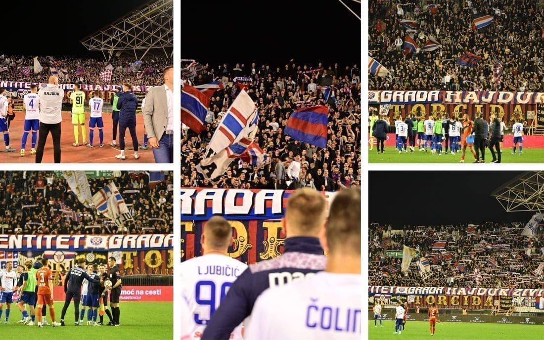 PRIZOR ZA NAJEŽIT SE! Cijeli Poljud je skandirao igračima Hajduka nakon utakmice: "Hoćemo pobjedu!"