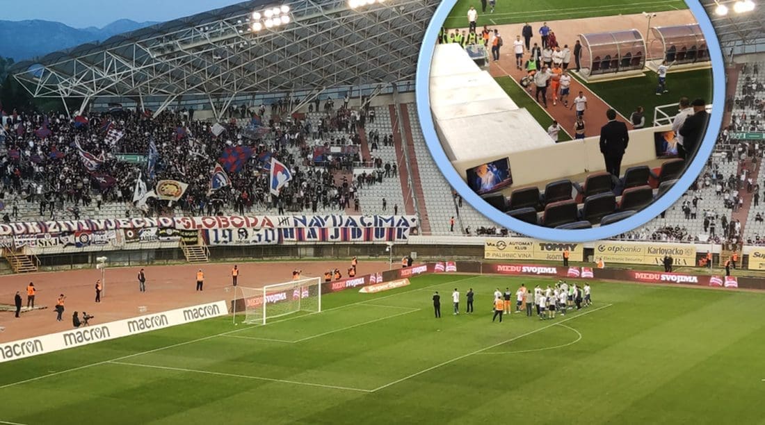 TORCIDA POZDRAVILA IGRAČE Hajduk teškom mukom svladao fenjeraša Dragovoljca. Evo kako su ispraćeni igrači...