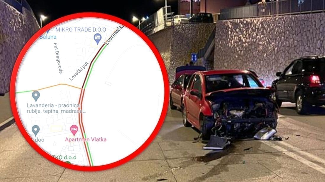 TOTALNI KRŠ U SPLITU Sudar dvaju vozila u Lovrinačkoj, nastala je ogromna šteta: "Velika je gužva"