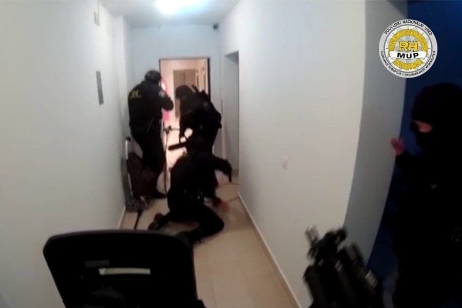 PAD NARKOKARTELA Policija objavila snimke uhićenja u Hrvatskoj