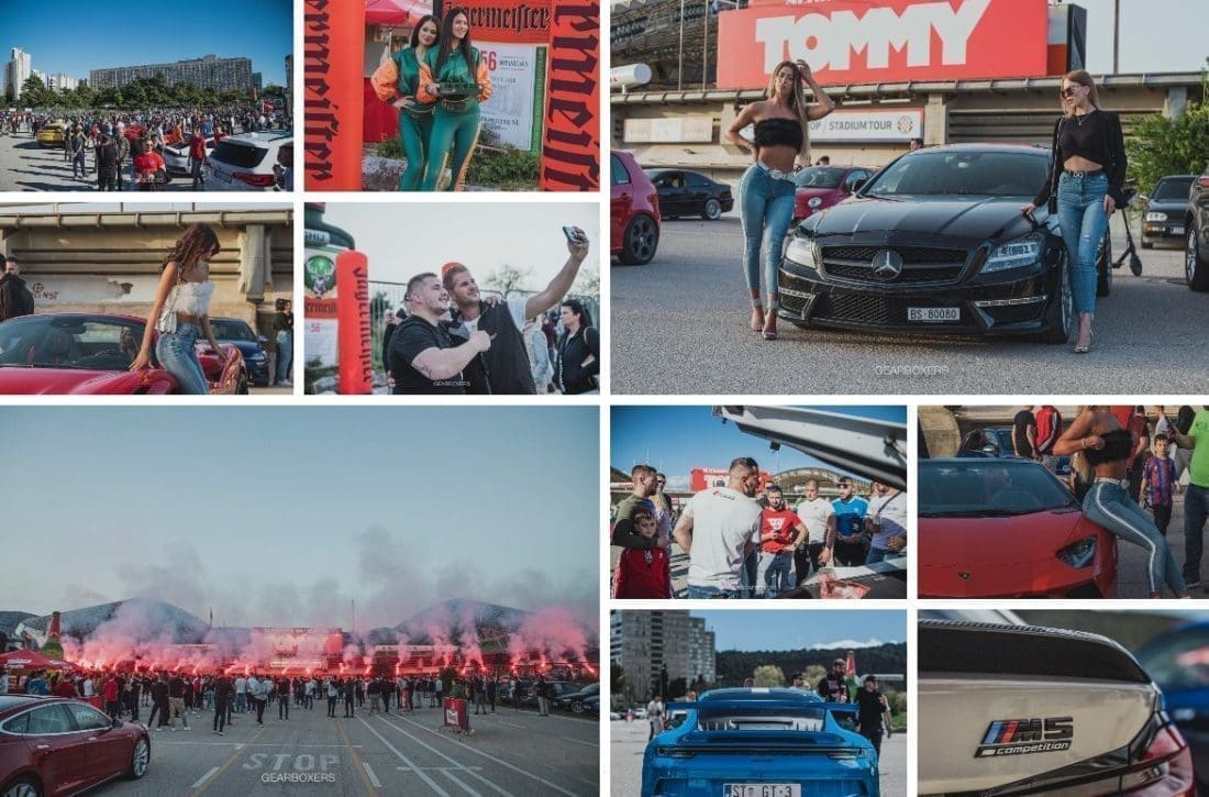 POLJUD JE ZA VIKEND 'GORIO', A NIJE IGRAO HAJDUK Više tisuća ganutih posjetitelja uživalo gledajući najbrže i najskuplje automobile u RH i šire