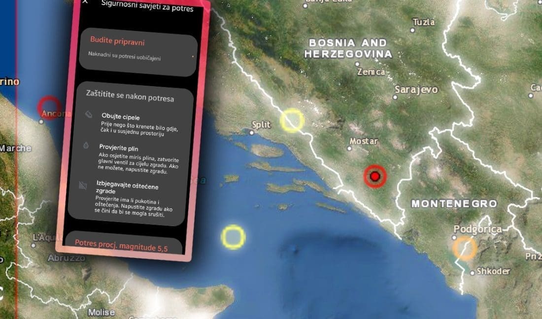 KAKO JE TO MOGUĆE? Mnogima je na mobitel stiglo upozorenje o potresu prije nego se dogodio!