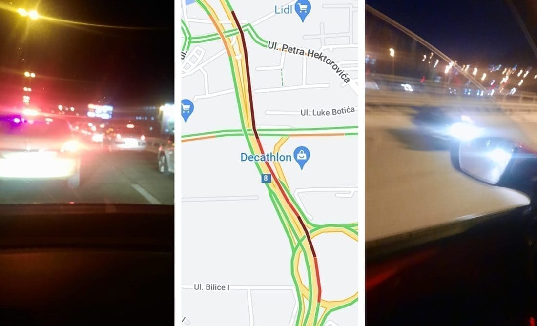 OGROMNA GUŽVA U SOLINU Prevrnuo se motociklist, hitna i policija su na terenu: "Dijelovi vozila su po cesti, u prometu je kaos"