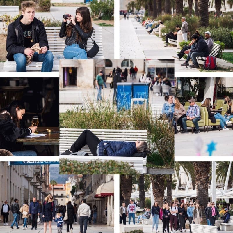 Ovako je danas izgledala splitska Riva: Sve krcato kao usred sezone