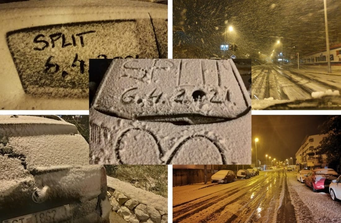 MISLITE DA JE DANAS HLADNO? Prije točno dvije godine pao je snijeg čak i u Splitu!