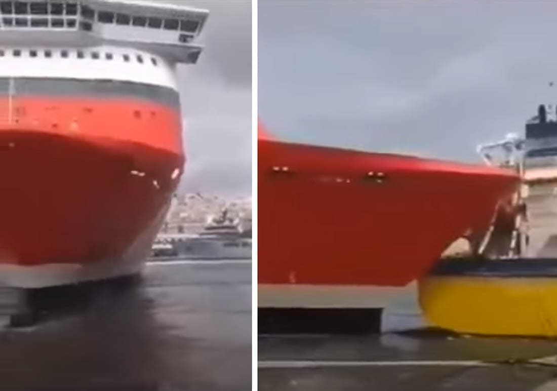 VIDEO Dogodila se pomorska nesreća, greškom kapetana sudarili se trajekt i tanker