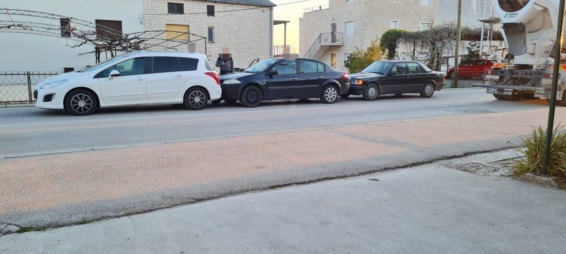 Trostruki sudar na staroj kaštelanskoj cesti