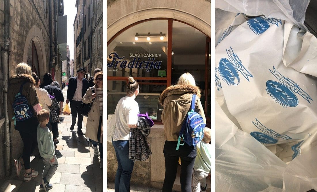 CIJELA ULICA MIRIŠE Splićani u redovima čekaju na sirnice iz popularne splitske slastičarnice