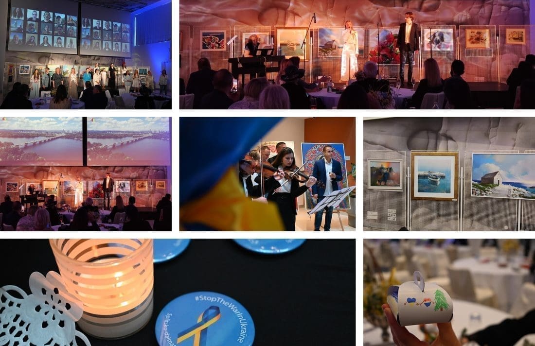 LJUBAV ZA UKRAJINU Humanitarnom večeri u splitskom hotelu poslane poruke podrške: "Neka maslinova grančica mira obiđe svako dijete u Ukrajini"