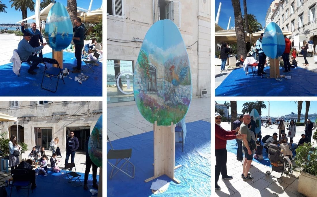 VESELO NA RIVI Predivna pisanica postala je hit, građani oduševljeno pozdravljaju umjetnike