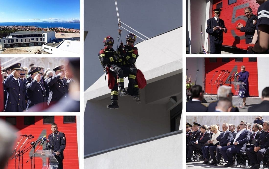 DAN KOJI SU BRAČKI VATROGASCI SANJALI Ponos Supetra, vrata otvorio 22 milijuna vrijedan novi vatrogasni dom