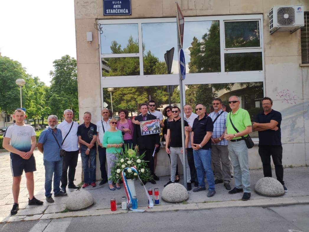 Splitska Hrvatska stranka prava obilježila obljetnicu rođenja Ante Starčevića