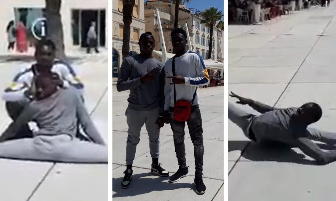 NEVIĐENI SHOW NA SPLITSKOJ RIVI Mladi stranci akrobacijama oduševili prolaznike. Ovo još niste vidjeli!