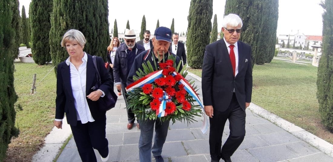 DAN POBJEDE NAD FAŠIZMOM Udruga antifašista i antifašističkih boraca Splita položila vijenac na Lovrincu