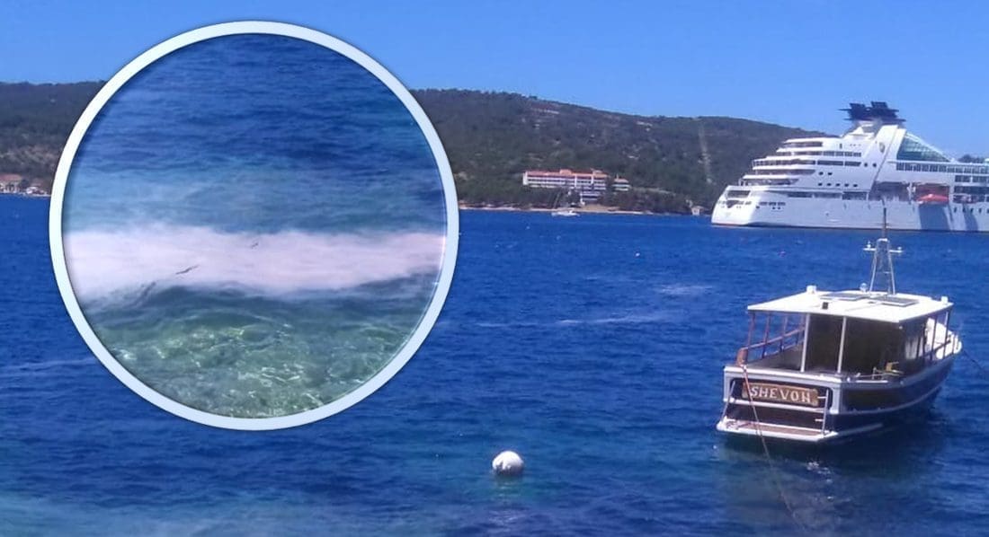 STANOVNICI DALMATINSKOG OTOKA SU BIJESNI Užas na rivi ih je ostavio bez teksta: "Ovakav je trag ostavio onaj kruzer"