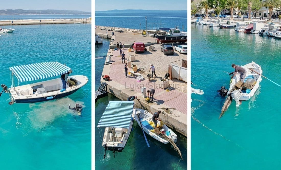 Kad se male ruke slože: Volonteri čistili podmorje Baške Vode. Svega se našlo na dnu