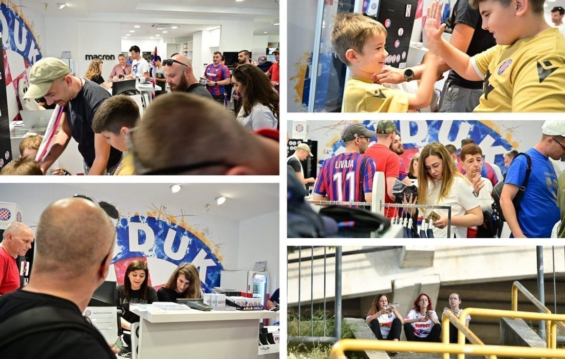 NOGOMETNA GROZNICA ZAVLADALA SPLITOM Euforija prije utakmice Hajduka i Istre. Donosimo vam prizore s Poljuda