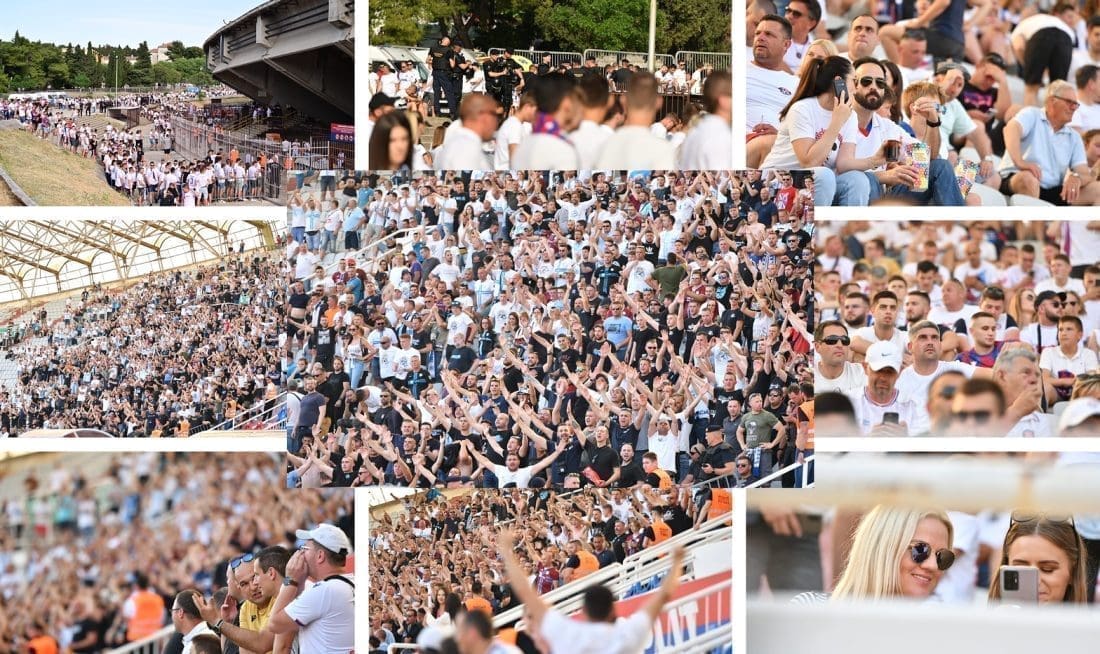 POLJUD JE GOTOVO PUN! Mnogi još uvijek čekaju red na ulazu. Evo tko je sve stigao, pogledajte kakva je atmosfera prije utakmice