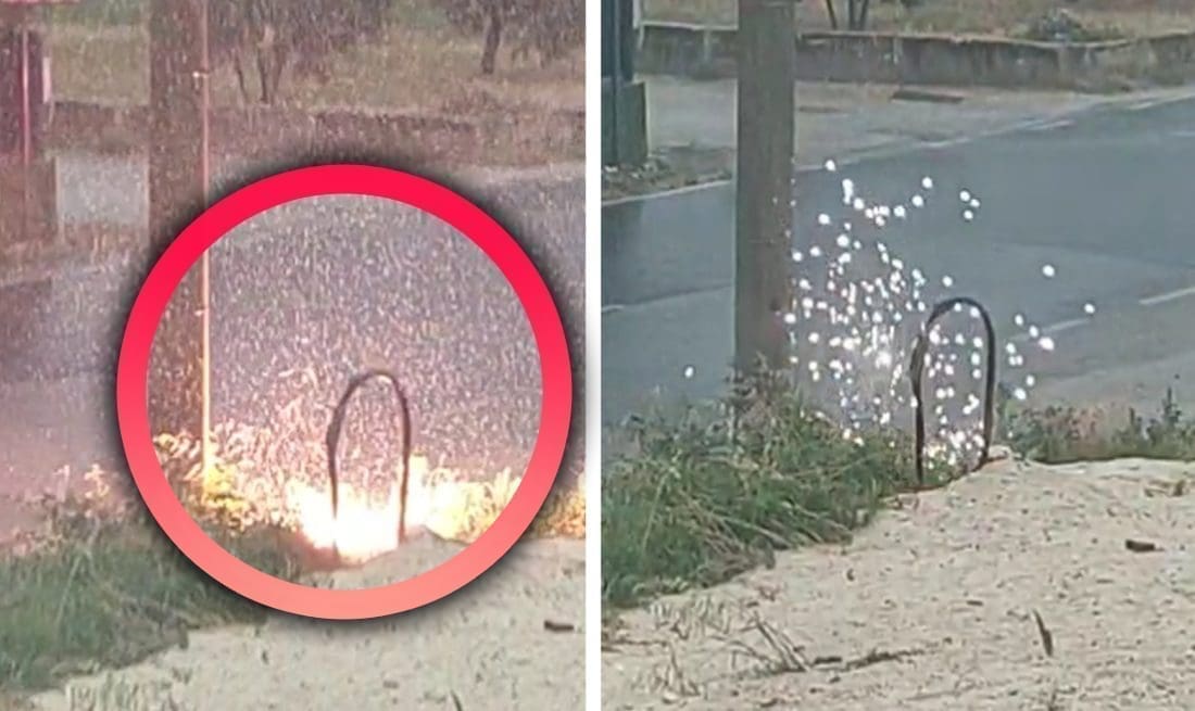 NEVJEROJATNI PRIZORI NAKON NEVREMENA 'Frcaju' iskre iz strujnog kabela na ulici, prolaznici u nevjerici: "Samo se nadam da nitko neće stradati"