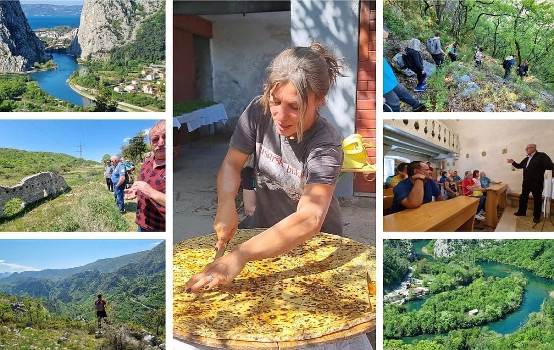 PRIJEDLOG ZA IZLET IZ SNOVA Posjetite čudesnu Ilirsku stazu kroz kanjon Cetine, pa navratite u Gata po najbolji soparnik u Dalmaciji