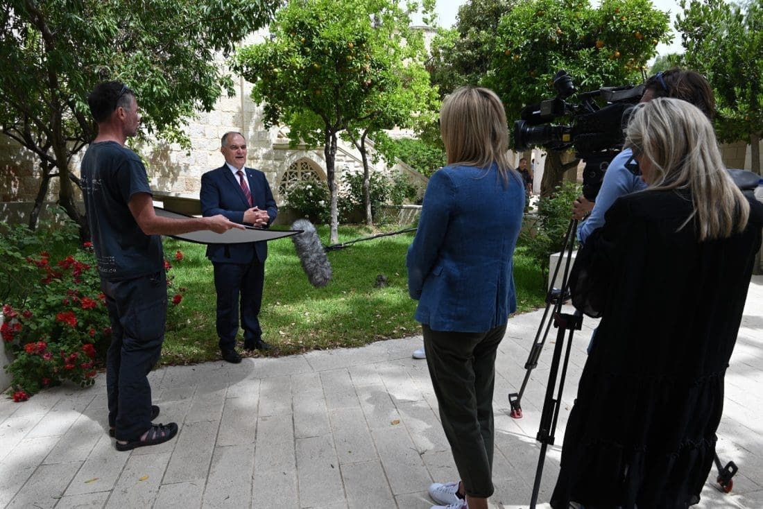 HRT u Svetoj Zemlji snimao dokumentarni film o svetom Jeronimu: "Svega ovoga ne bi bilo da nemamo izvrsnu suradnju s veleposlanikom"