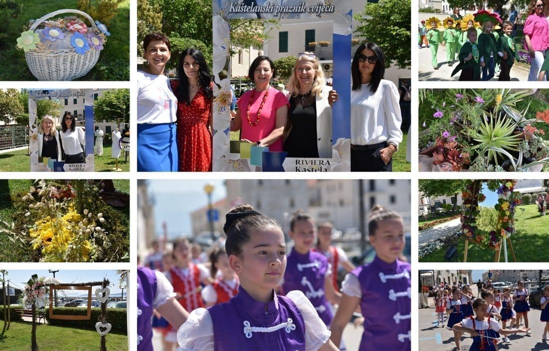 PRIZORI KAO IZ BAJKE Pravi šušur u Kaštel Novom, svečano otvoren 'Praznik cvijeća': "Lipa su lipa, moja Kaštela"