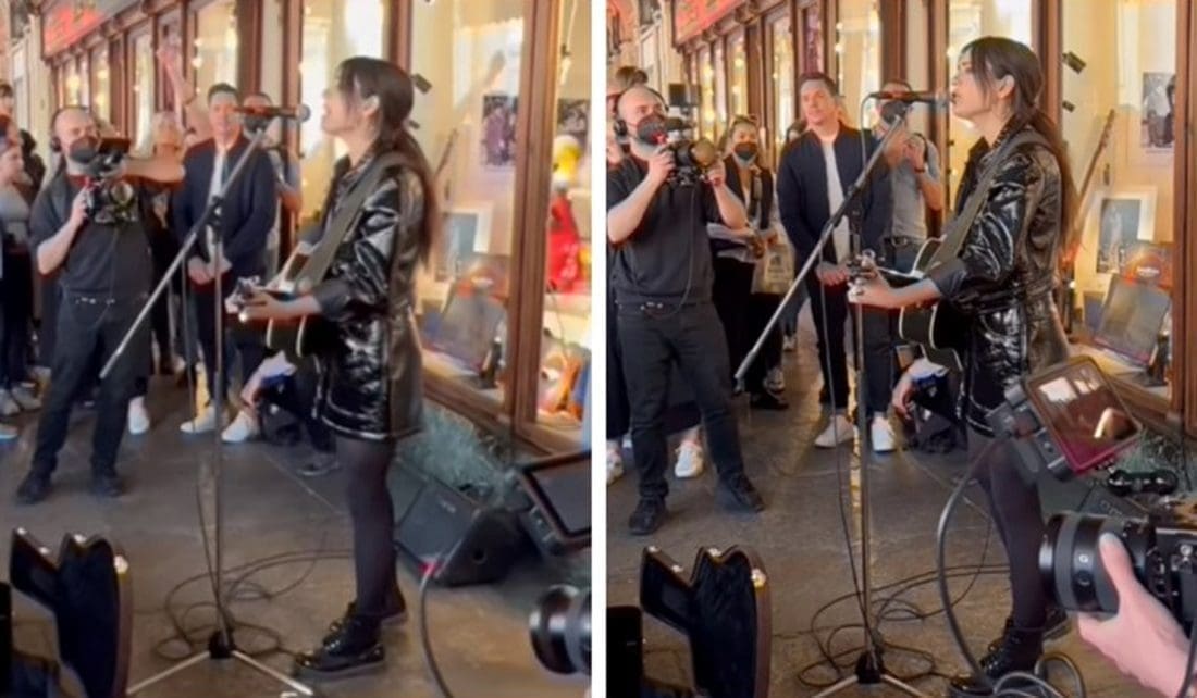 Mia Dimšić oduševila prolaznike zapjevavši Adelein hit na ulicama Torina