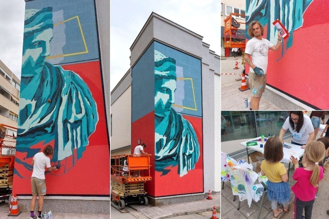 STREET ART PROJEKT dm-a U SPLITU: Prodavaonicu dm-a na Mažuranićevom šetalištu sada krase umjetnička djela Borisa Bare