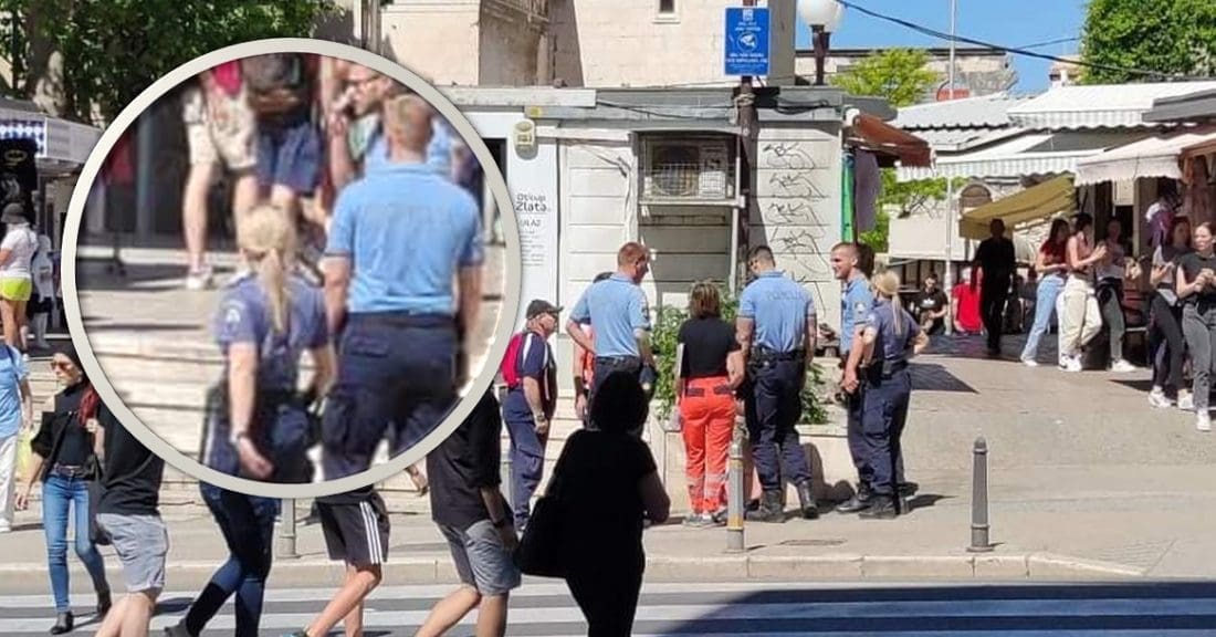 NEVJEROJATNE SCENE U CENTRU SPLITA Hitna i policija su na terenu, muškarac leži na Pazaru: "Vrlo ružni prizori, leži gol na kolniku"