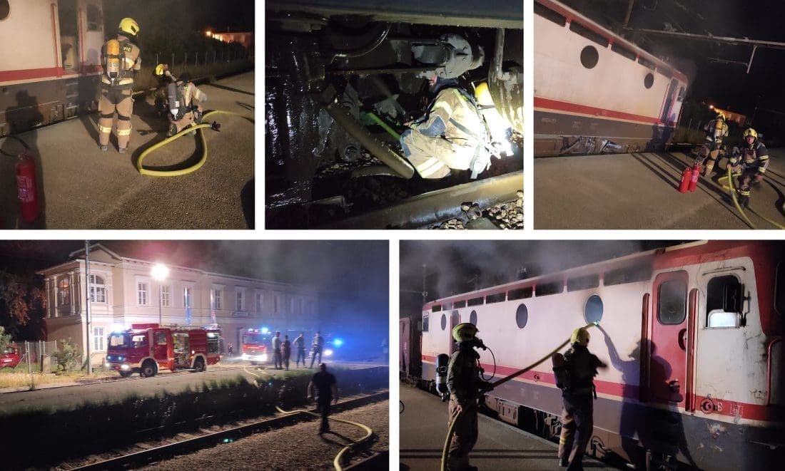 DRAMA U DALMACIJI Izbio požar na vlaku, na terenu vatrogasci i policija