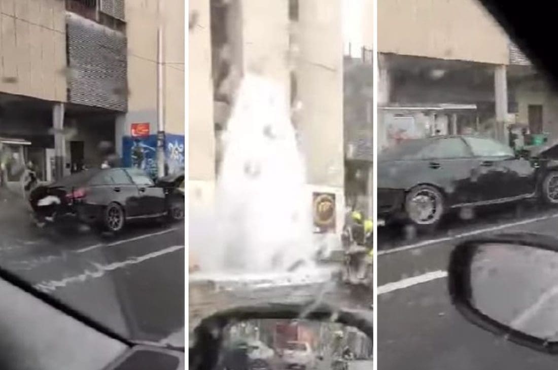 Vozač 'pomeo' hidrant: Hitna i djelatnici hitnih intervencija vodovoda dojurili na mjesto događaja