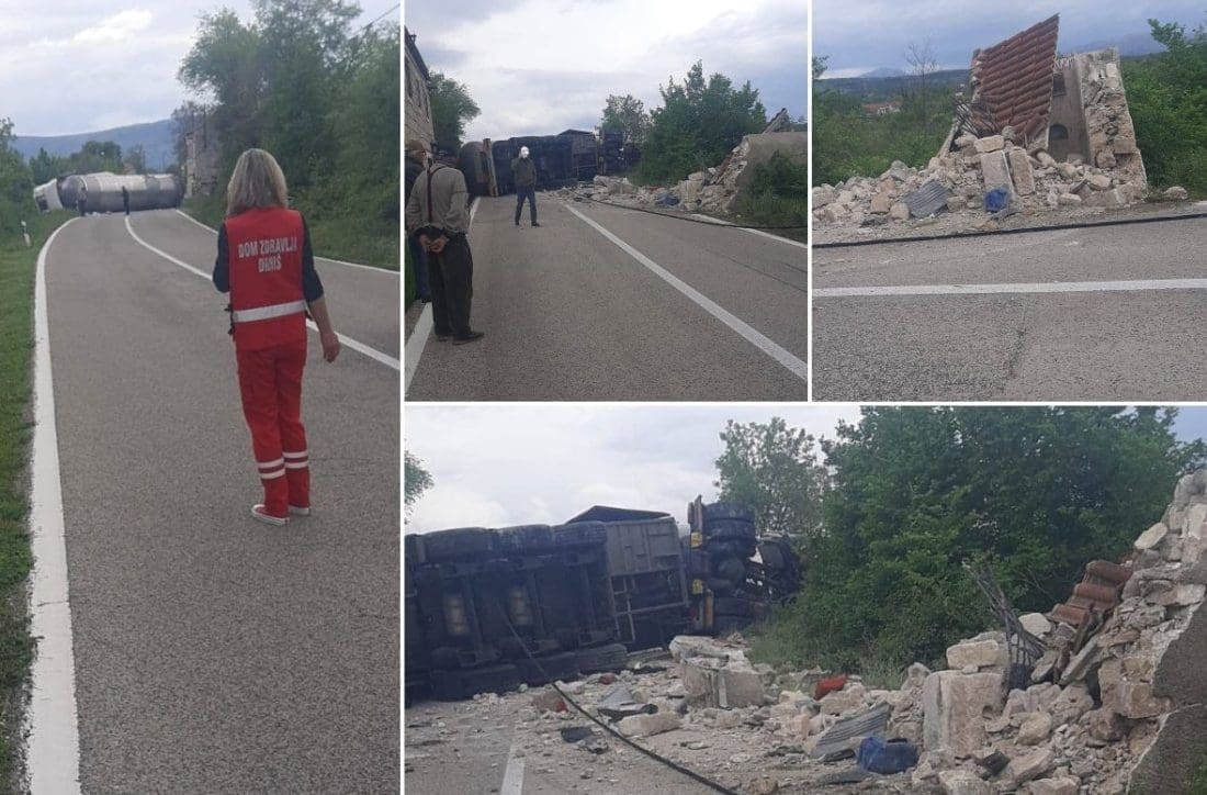 DETALJI PROMETNE U DALMACIJI Vozač je izgubio kontrolu i udario u kapelicu...