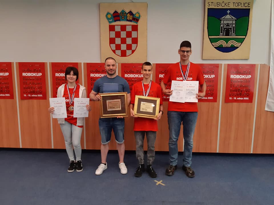 15. ROBOKUP Splićani osvojili prvo mjesto u kategoriji robotske konstrukcije i programiranja