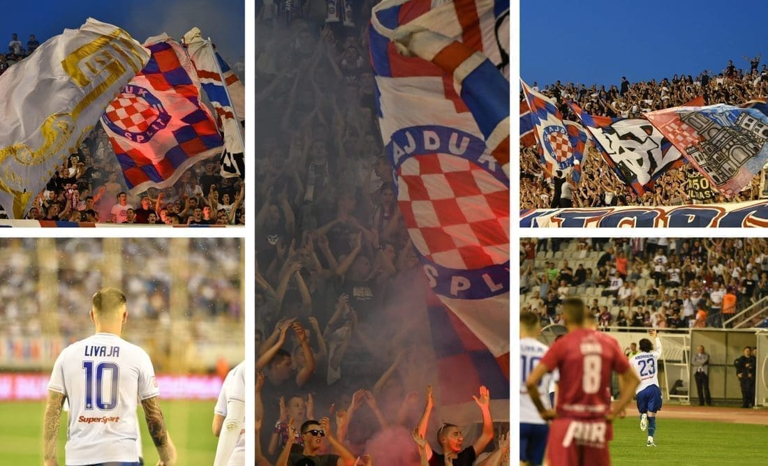 ZA NAJEŽITI SE! Fantastični prizori atmosfere sa stadiona, Livaja i Krovinović 'potopili' nadanja Istre. Hajduk grabi prema pobjedi!