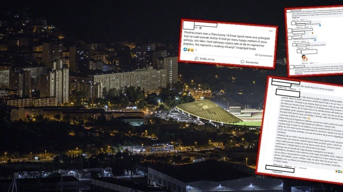 GORKO ISKUSTVO SPLIĆANKE Napisala je šokantnu poruku, a jedan komentar sve je zaprepastio: "Ispod mene žive psihopati"