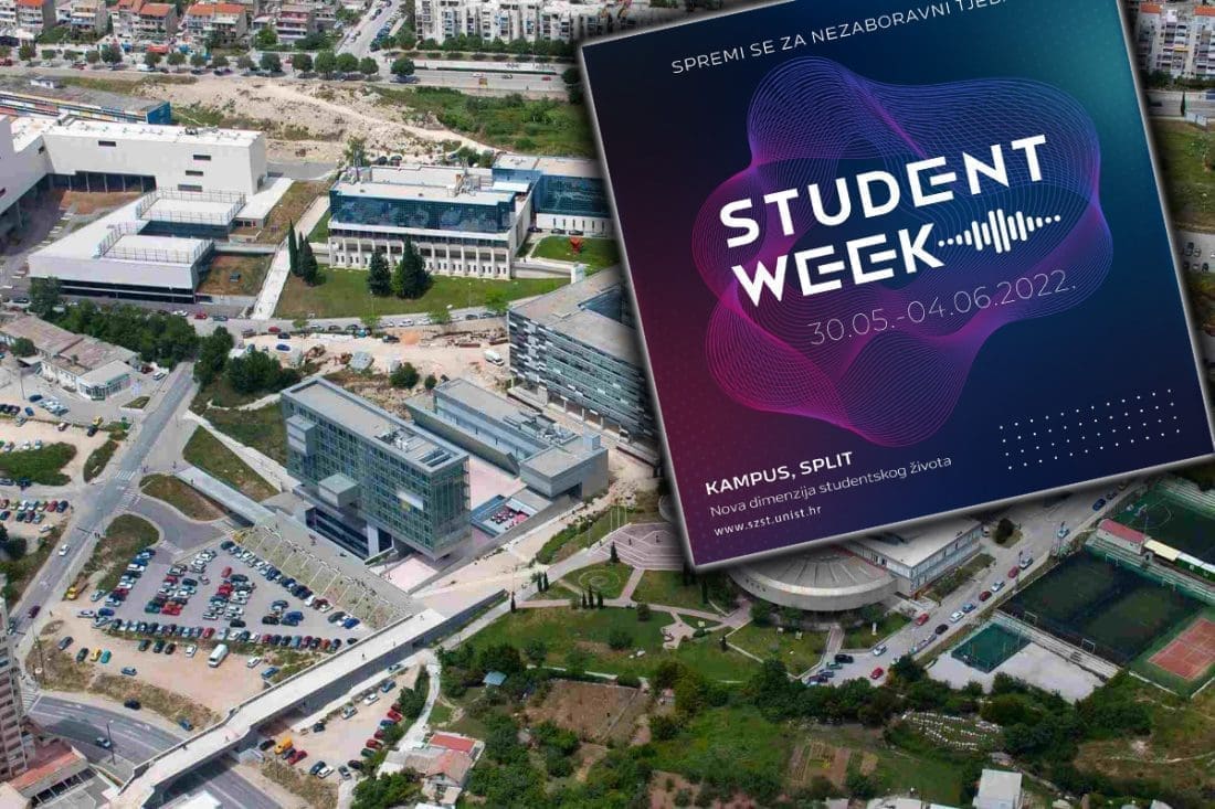 STUDENTI, OVO JE PRAVA STVAR ZA VAS Danas počinje "Student week". Tjedan dana besplatnih događaja: Stand-up, predstave, kino, natjecanja, koncerti SARS-a, Magazina i Minee