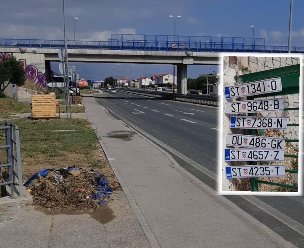 Jeste li izgubili registarsku tablicu u Kaštelima? Pronađeno još 14 tablica, evo gdje se nalaze