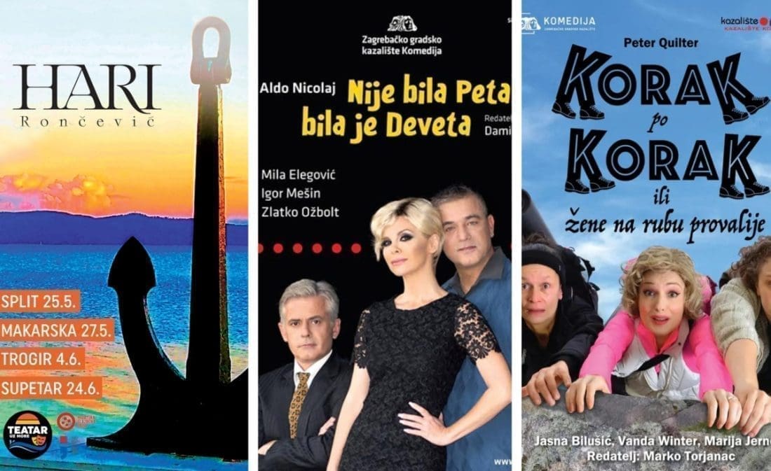 KREĆU DOBRE VIBRACIJE TEATRA UZ MORE: Sljedeći tjedan koncert Harija Rončevića i hit kazališne komedije