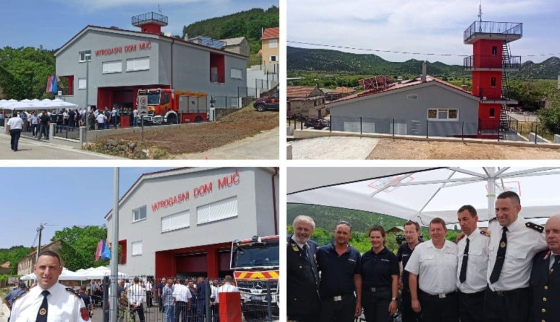 Nakon 43 godine, DVD Muć dobio dom - Ministarstvo poljoprivrede uložilo 358 kuna u vatrogasne domove, a ministrica Vučković večeras navija za Hajduka