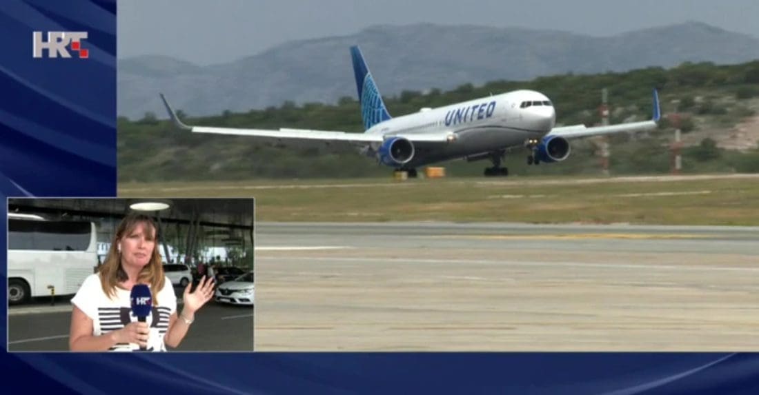 U Dubrovnik sletio zrakoplov na izravnoj liniji iz New Yorka