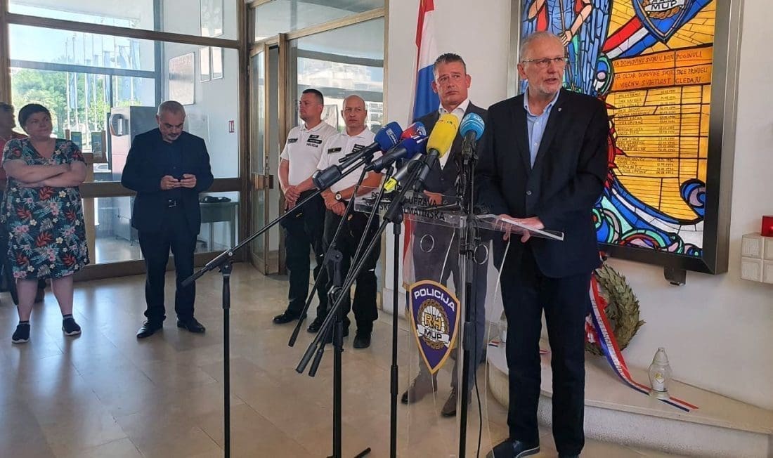 AFERA MILICA Božinović u Splitu: "Kao ministar vam ne mogu govoriti što je fokus izvida niti znam na čemu službenici rade"