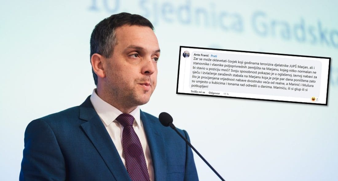 UKLJUČIO SE I FRANIĆ Drama na društvenim mrežama nakon jedne objave: "Mariniću, ili si glup ili si potkupljen"