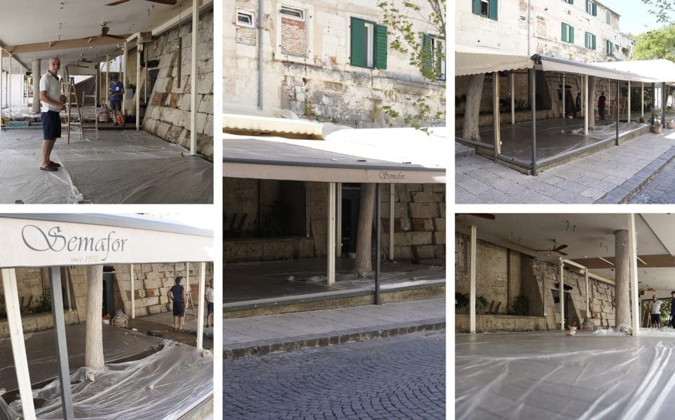 KULTNI SPLITSKI KAFIĆ OTIŠAO U POVIJEST 'Srušena' terasa "Semafora", rastuženi Splićanin za Dalmaciju Danas: "Nema više kave, nema čaja..."