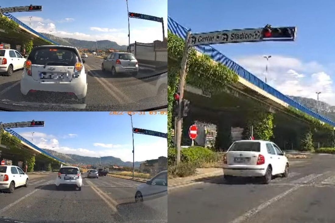 NEVJEROJATAN PRIZOR U SPLITU Kamion je prošao kroz crveno, a onda je krenuo spektakl...
