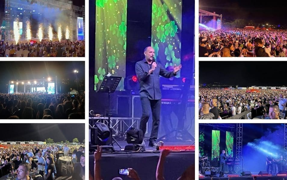 SHOW NA ŽNJANU Deset tisuća ljudi uživalo na koncertu Dražena Zečića