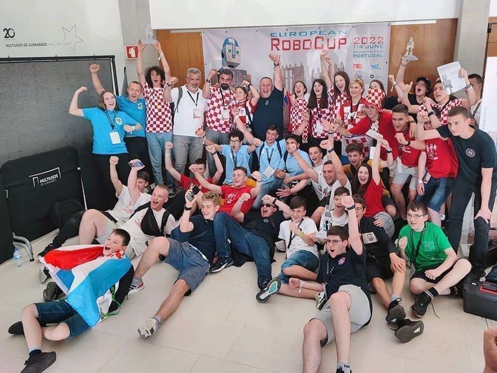 EUROPEAN ROBOCUP 2022. Dubrovački robotičari nastupili na europskom prvenstvu u robotici