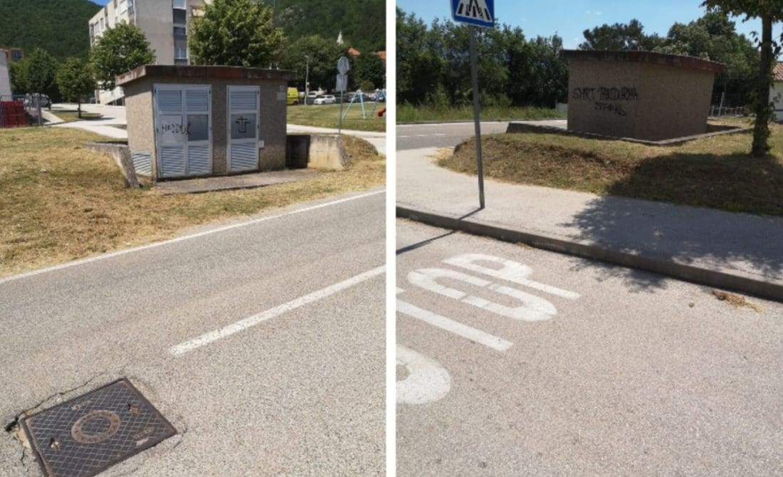 TRAFOSTANICA U ZAGORI IŠARANA GRAFITIMA Policija traga za nepoznatim "autorom"