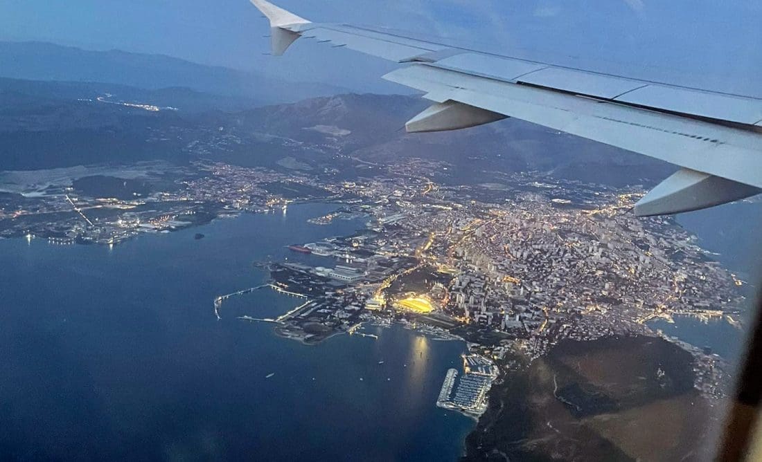 KAKAV POGLED Splićanka iz zrakoplova snimila krcat Poljud za vrijeme leta iznad grada