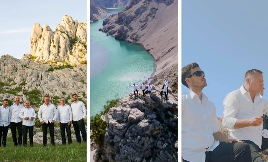 "Dalmacija, to je srce moje": Klapa Puntamika spot za novu pjesmu snimila u čarobnom okruženju Velebita, kanjona Zrmanje, Maslenice, Rovanjske...