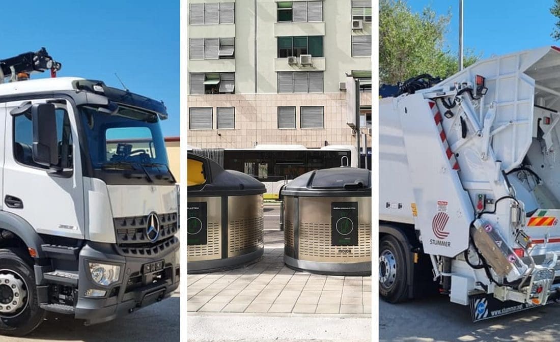 Čistoća dobila specijalno vozilo za pražnjenje polupodzemnih kontejnera
